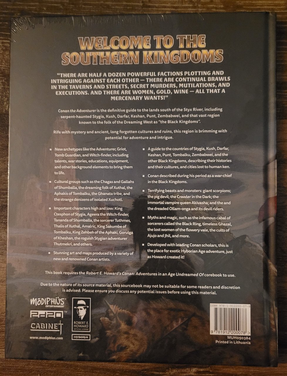 Conan RPG: Conan the Adventurer (*See Per Order Flat Rate Shipping)