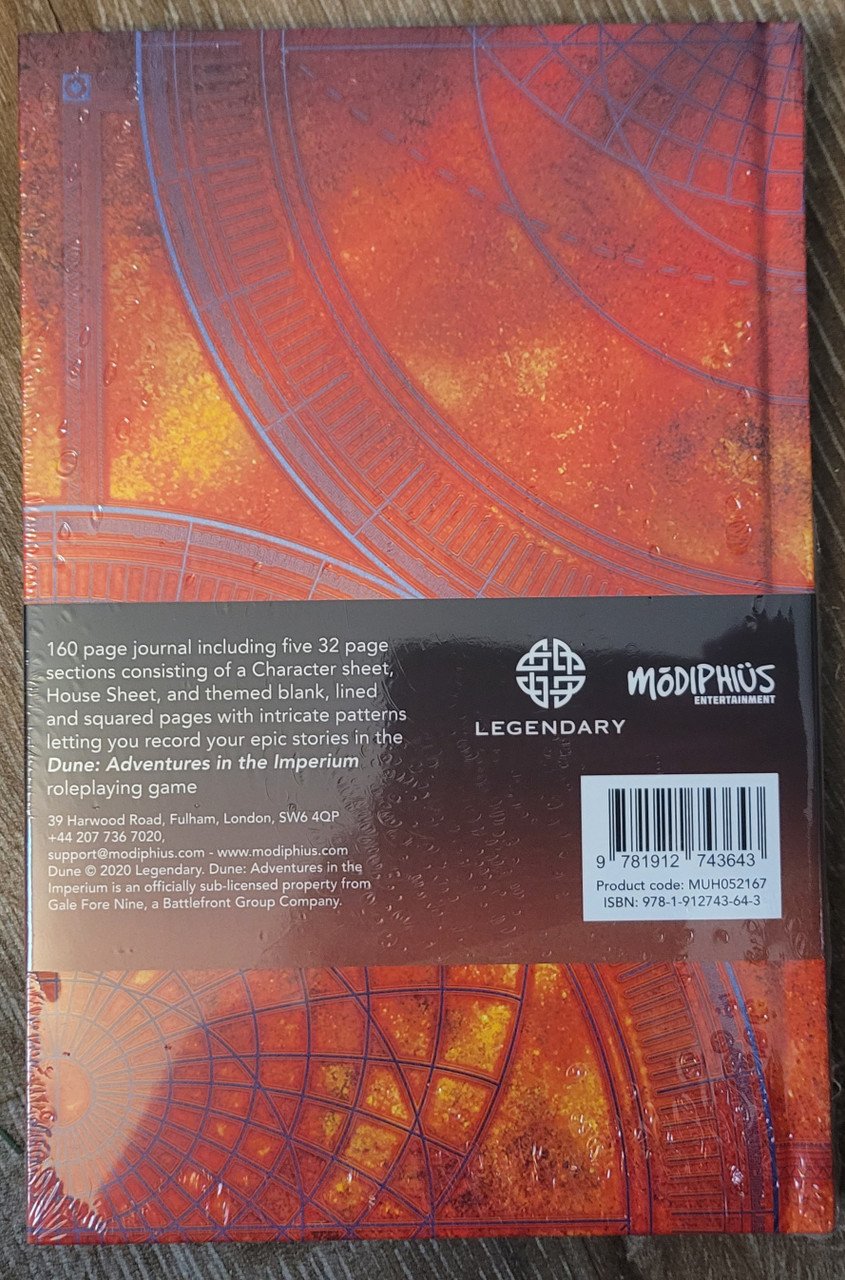 Dune RPG Player's Journal (*See Per Order Flat Rate Shipping)