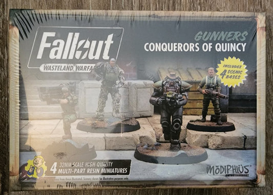 Fallout RPG Wasteland Warfare Gunners Conquerors of Quincy (*See Per Order Flat Rate Shipping)