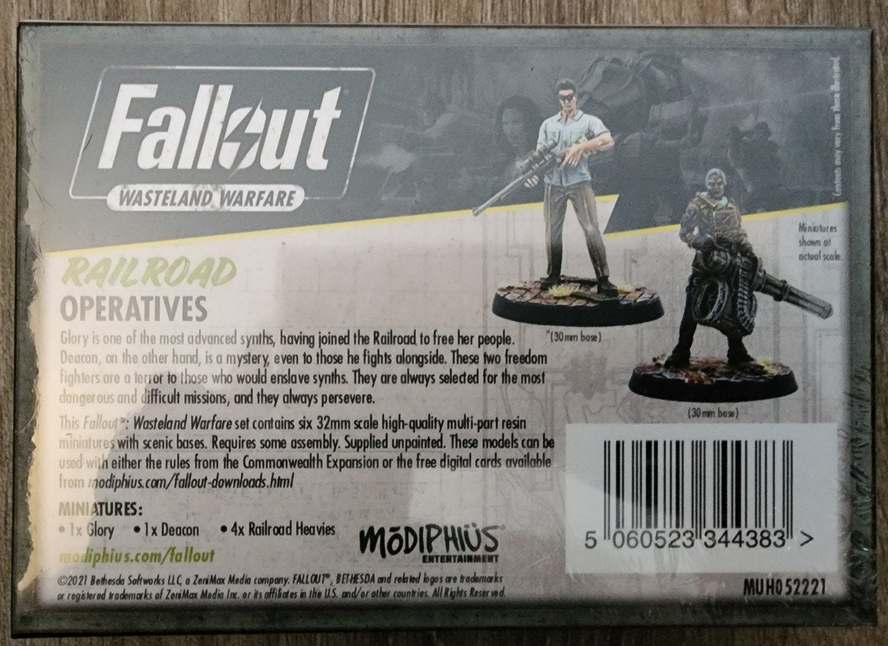 Fallout Wasteland Warfare Railroad Operatives (*See Per Order Flat Rate Shipping)