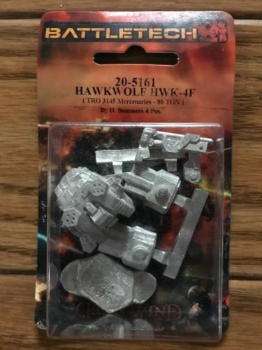 BattleTech 20-5161 HawkWolf HWK-4F Mech - 80 Tons Mercenaries (*See Per Order Flat Rate Shipping)