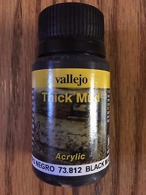 Vallejo Weathering Effects: Black Thick Mud  73812 (*See Per Order Flat Rate Shipping)