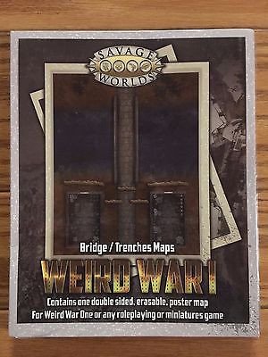 Savage Worlds RPG: Weird War I Map Set 2: Bridge/Trenches (*See Per Order Flat Rate Shipping)