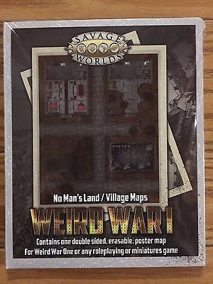 Savage Worlds RPG: Weird War I Map Set 1: No Mans Land/Village (*See Per Order Flat Rate Shipping)
