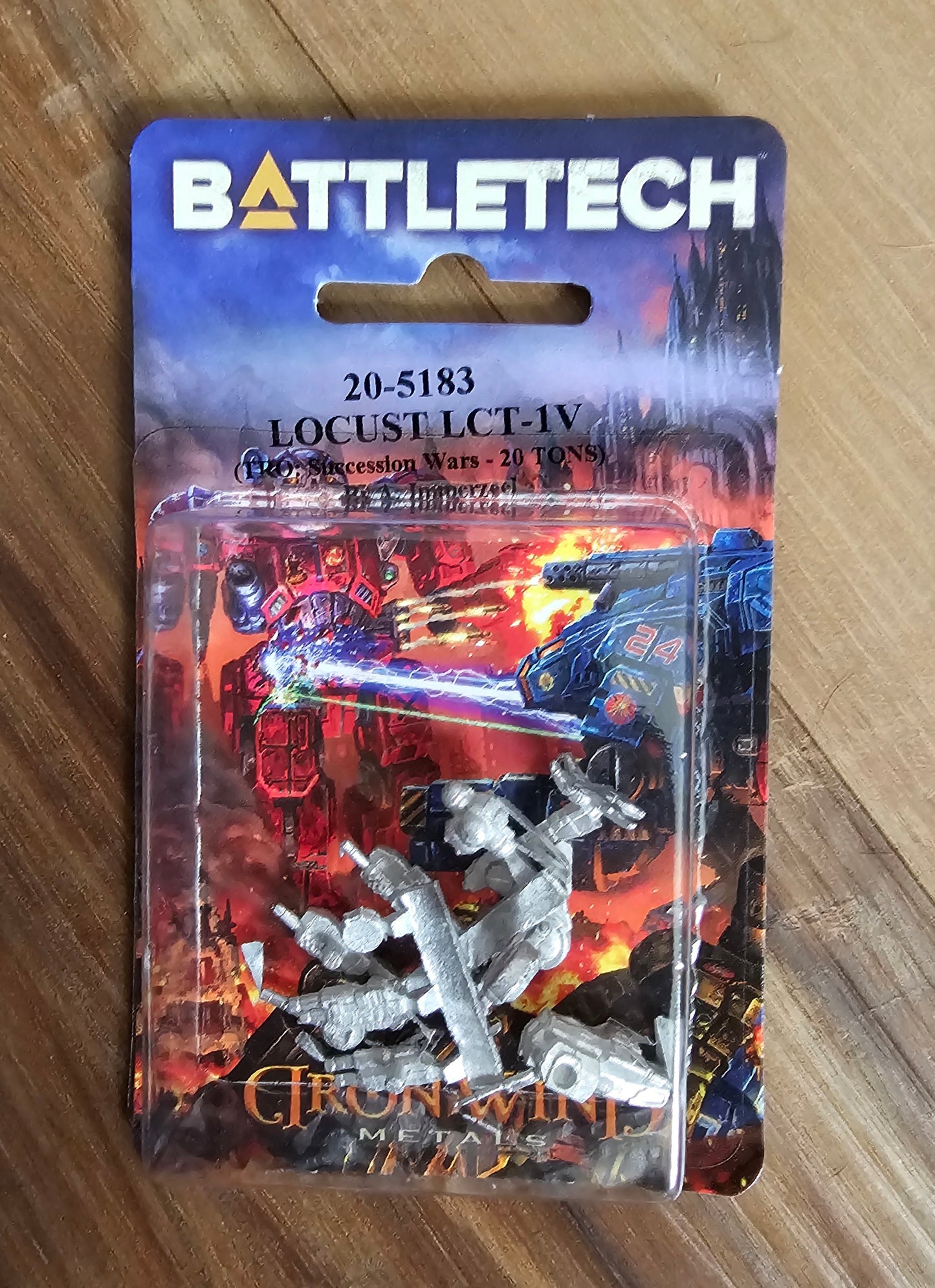 Battletech Locust LCT-1V /1E /1Vb Mech 20-5183 (*See Per Order Flat Rate Shipping)