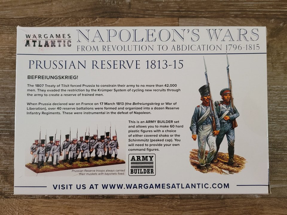 Napoleon's War Prussian Reserve (1813-1815) (60) (*See Per Order Flat Rate Shipping)