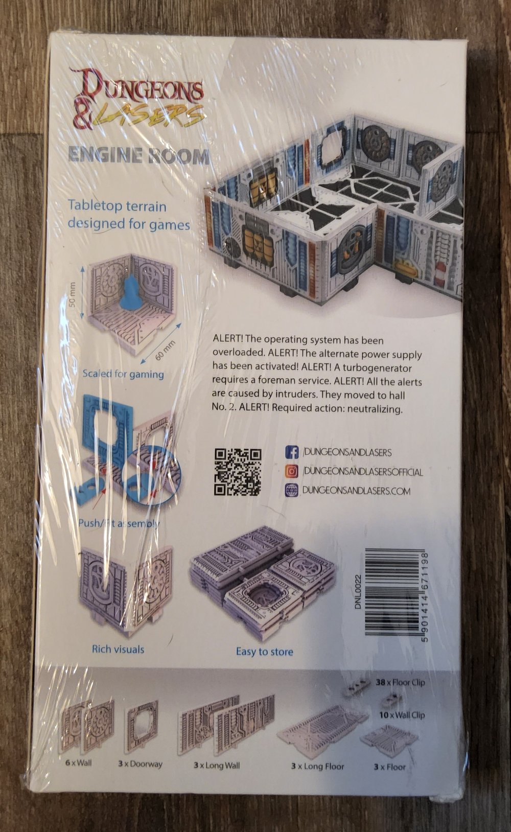 Dungeons & Lasers Engine Room Terrain (*See Per Order Flat Rate Shipping