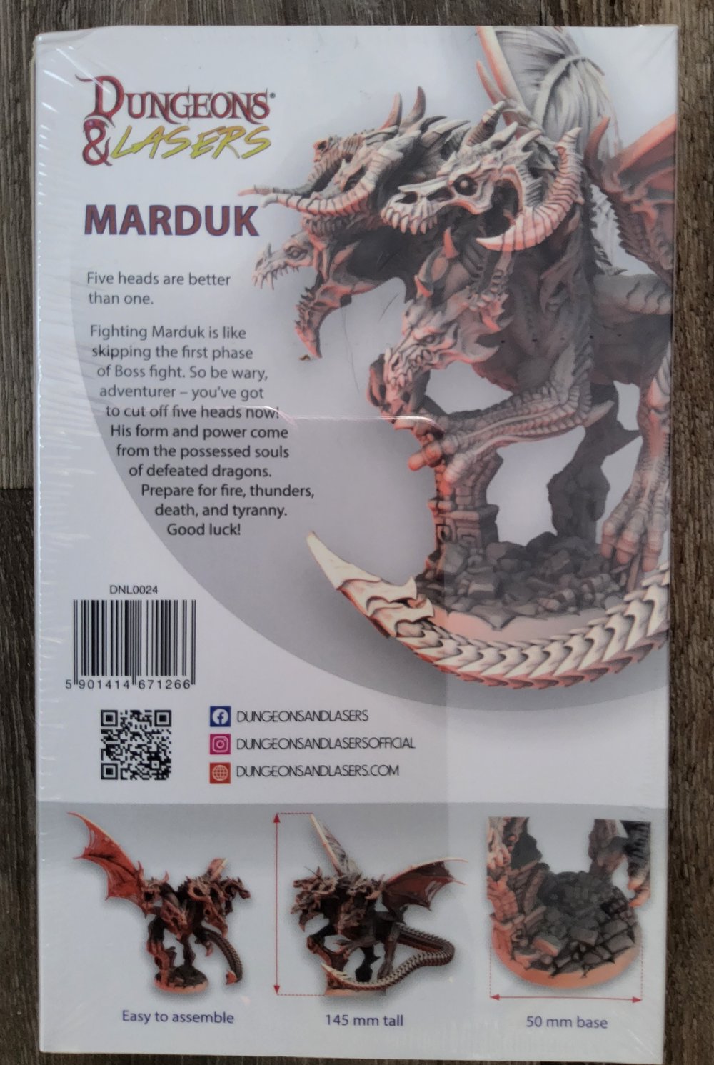 Dungeons & Lasers Marduk the tyant (*See Per Order Flat Rate Shipping)