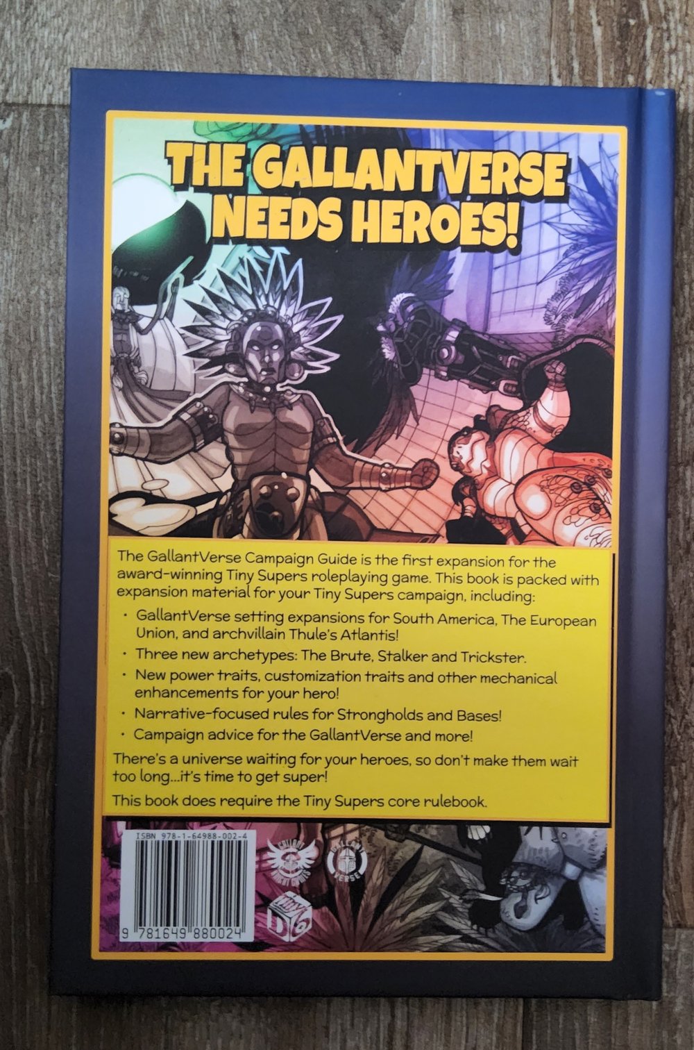 Tiny Supers RPG GallantVerse Campaign Guide (*See Per Order Flat Rate Shipping)