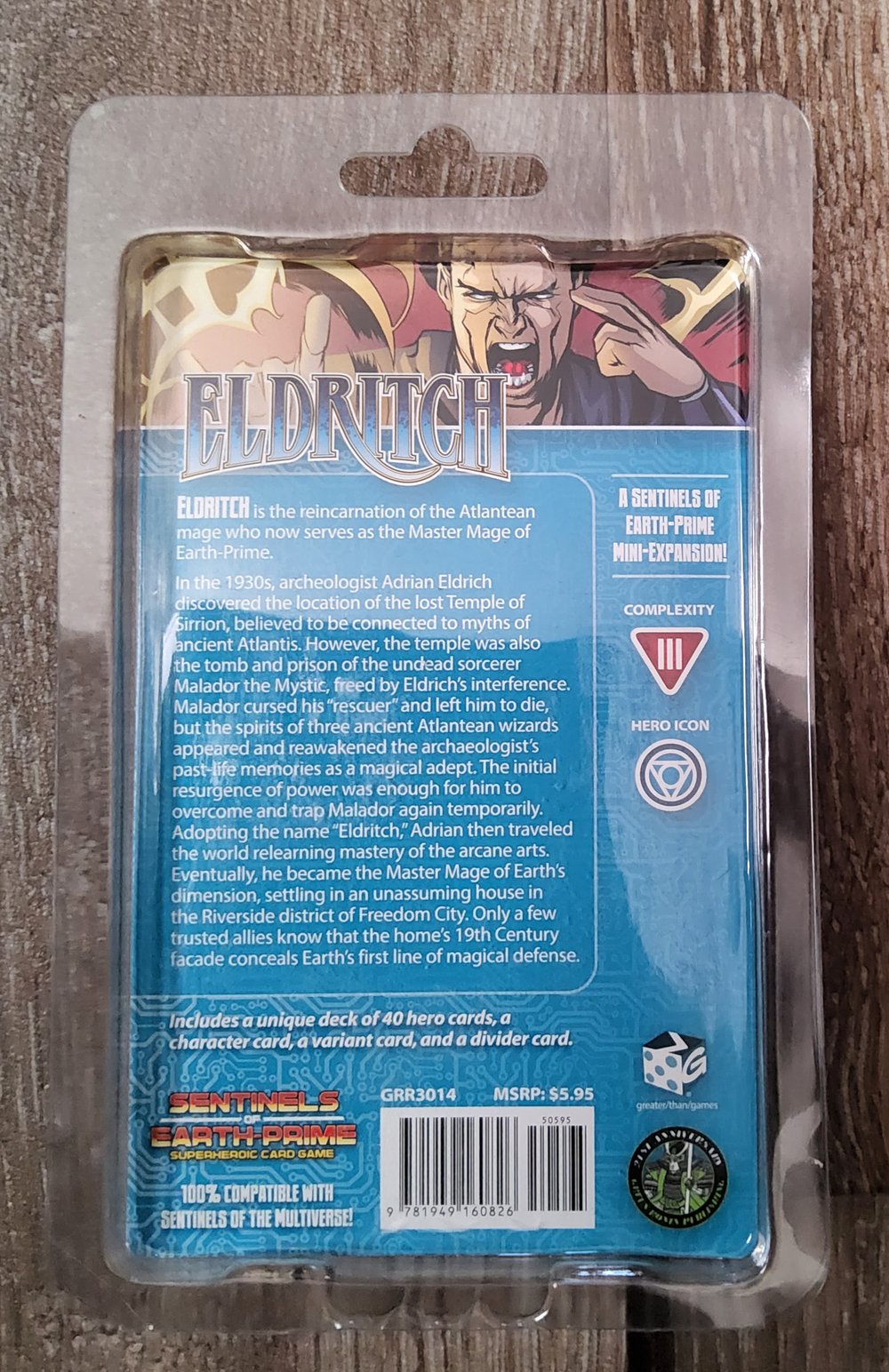 Sentinels of Earth Prime Eldritch Hero Mini-Expansion (*See Per Order Flat Rate Shipping)