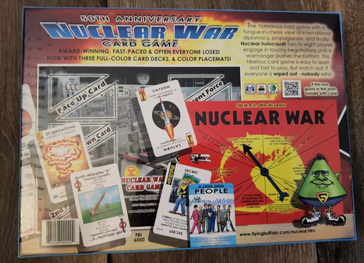 Nuclear War 50th Anniversary Edition (Card Game) (*See Per Order Flat Rate Shipping)