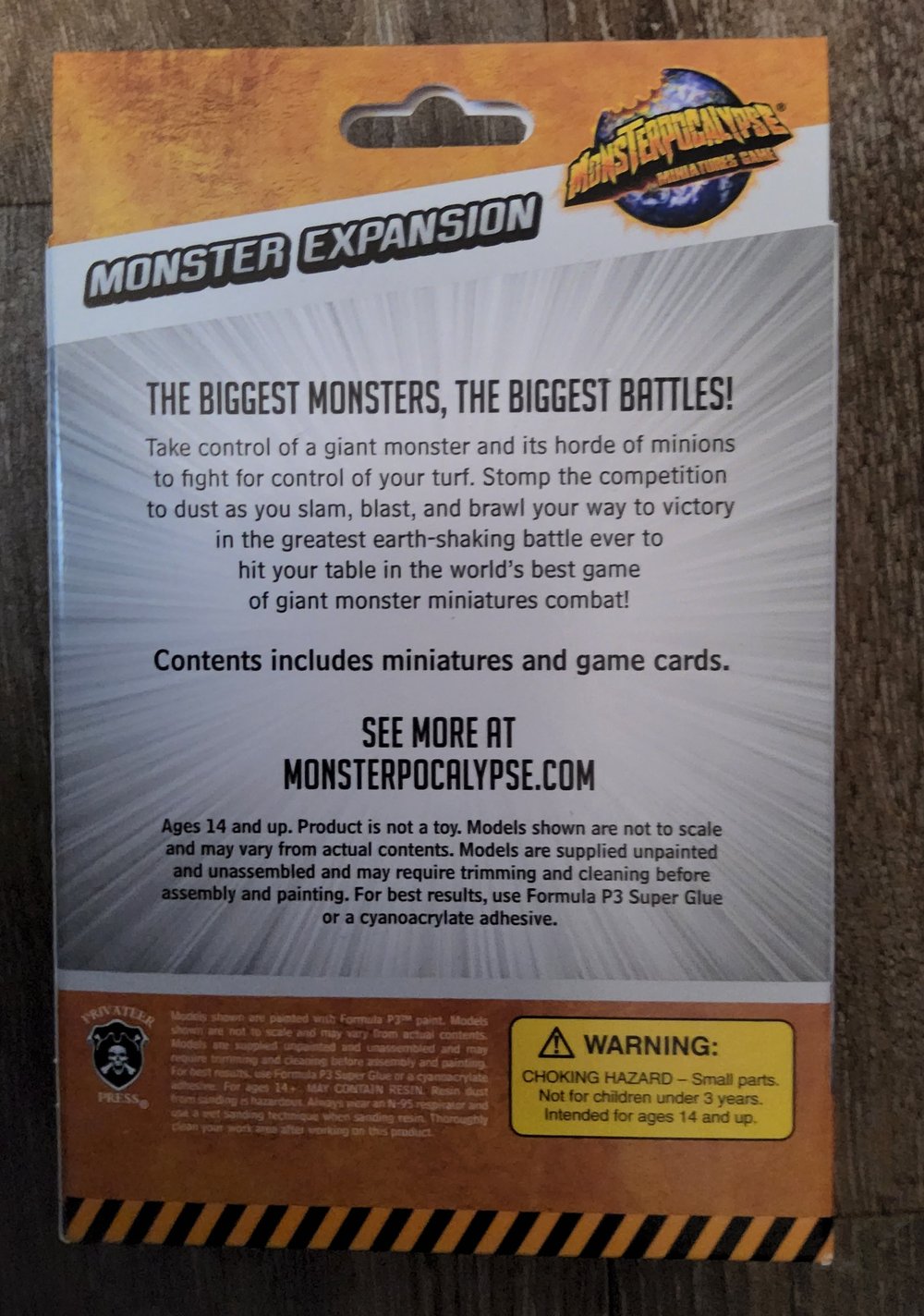 Monsterpocalypse Avarinea Vegetyrants Monster (resin) (*See Per Order Flat Rate Shipping)