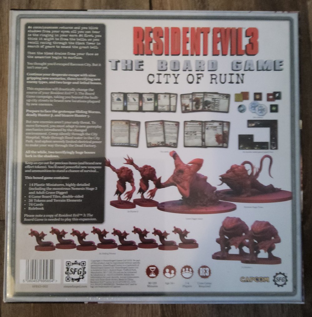 Resident Evil  The City of Ruin Expansion (*See Per Order Flat Rate Shipping)