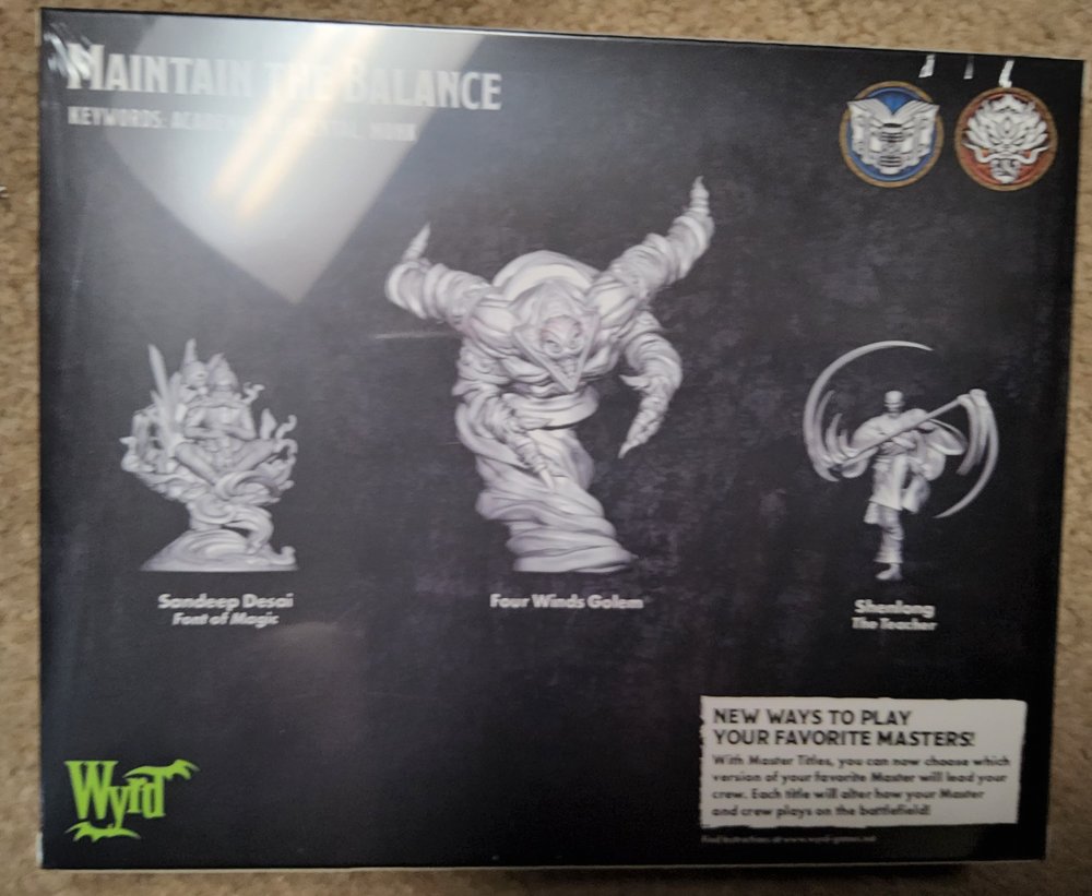 Malifaux (M3E) Mantain the Balance (*See Per Order Flat Rate Shipping)