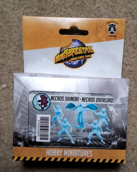 Monsterpocalypse Necros Shinobi and Necros Overlord Necroscourge Unit (metal) (*See Per Order Flat Rate Shipping)