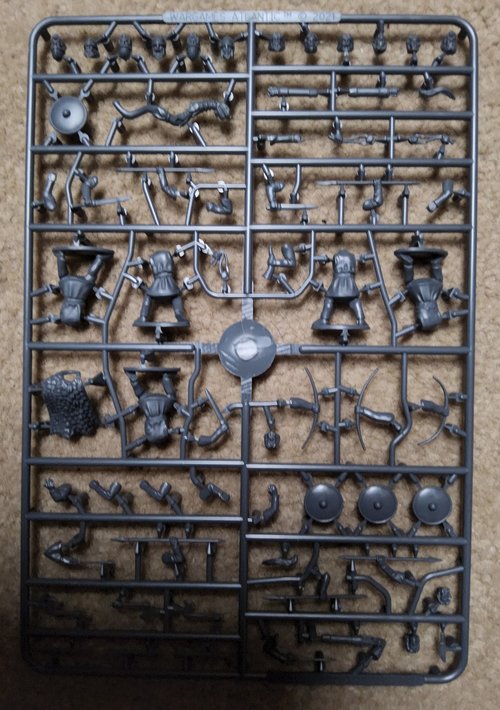 Wargames Atlantic Decline and Fall Goth Warriors Single Sprue  (*See Per Order Flat Rate Shipping)