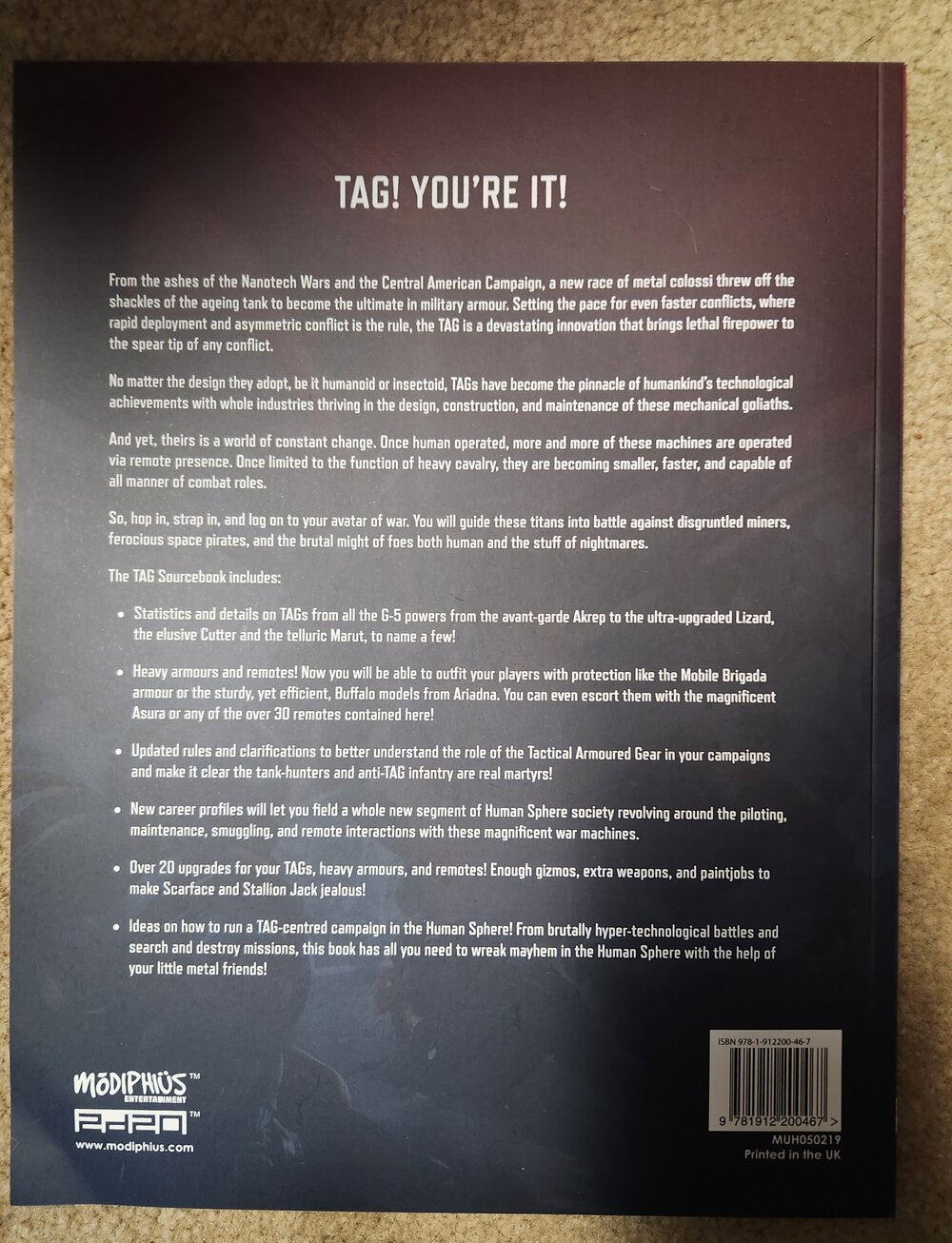 Infinity RPG Tags (*See Per Order Flat Rate Shipping)