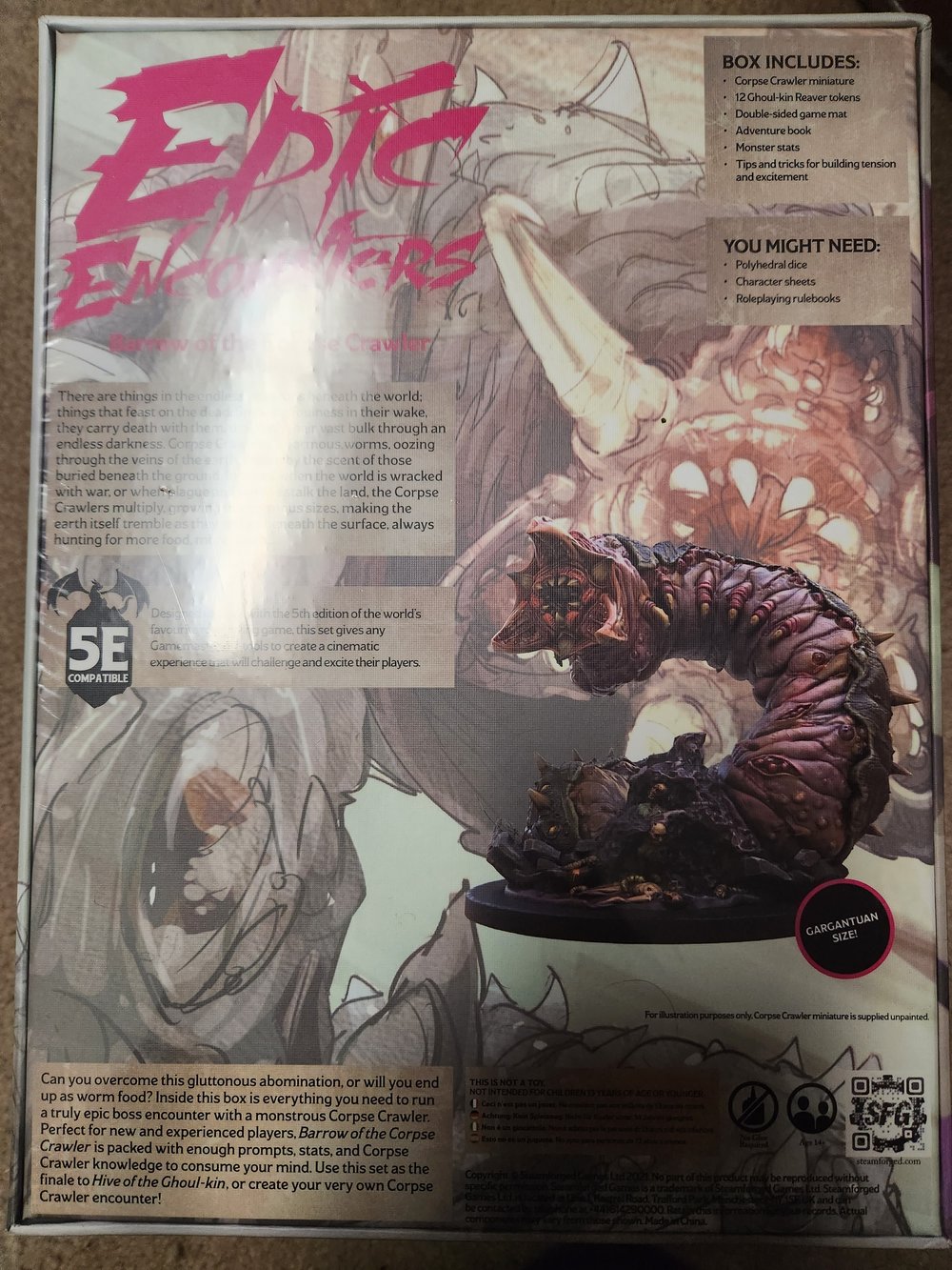 Epic Encounters Barrow of the Corpse Crawler (*See Per Order Flat Rate Shipping)