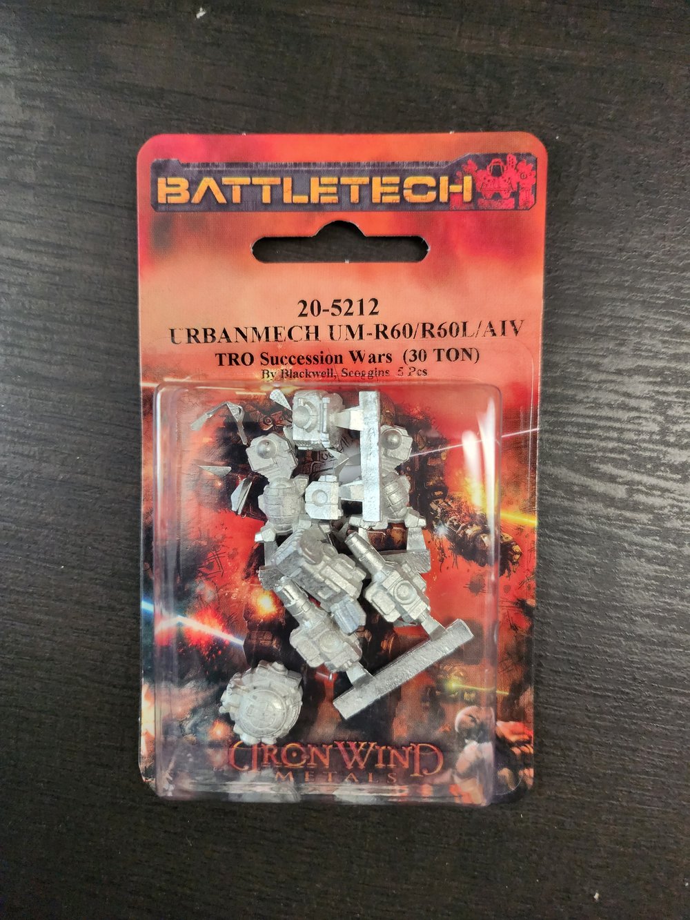 Iron Wind Metals BattleTech 20-5212: UrbanMech UM-R60 / R60L /AIV - Miniaturina Nuova - Foto 5