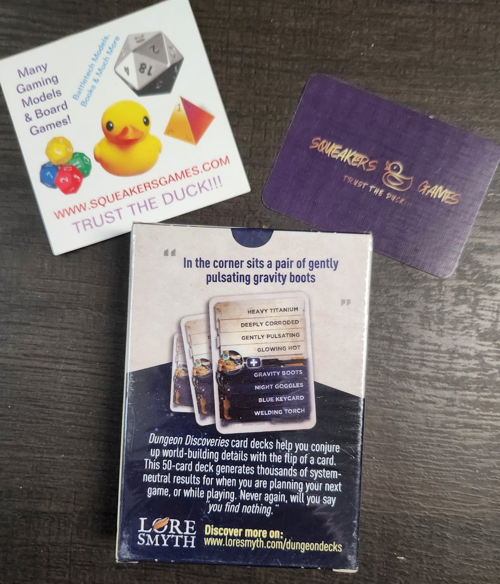 Dungeon Discoveries SciFi – Searches – Card Deck (*See Per Order Flat Rate Shipping)