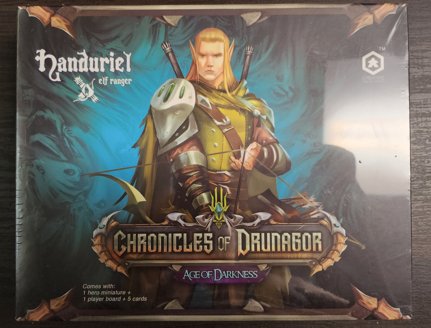 CHRONICLES OF DRUNAGOR: AGE OF DARKNESS – HANDURIEL EXTRA HERO (*See Per Order Flat Rate Shipping)