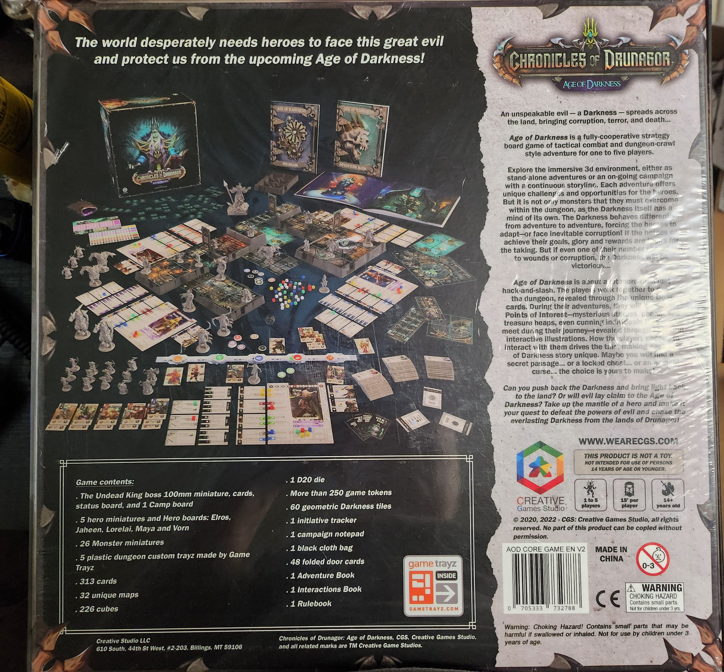 Chronicles of Drunagor Age of Darkness Core Game (*See Per Order Flat Rate Shipping)