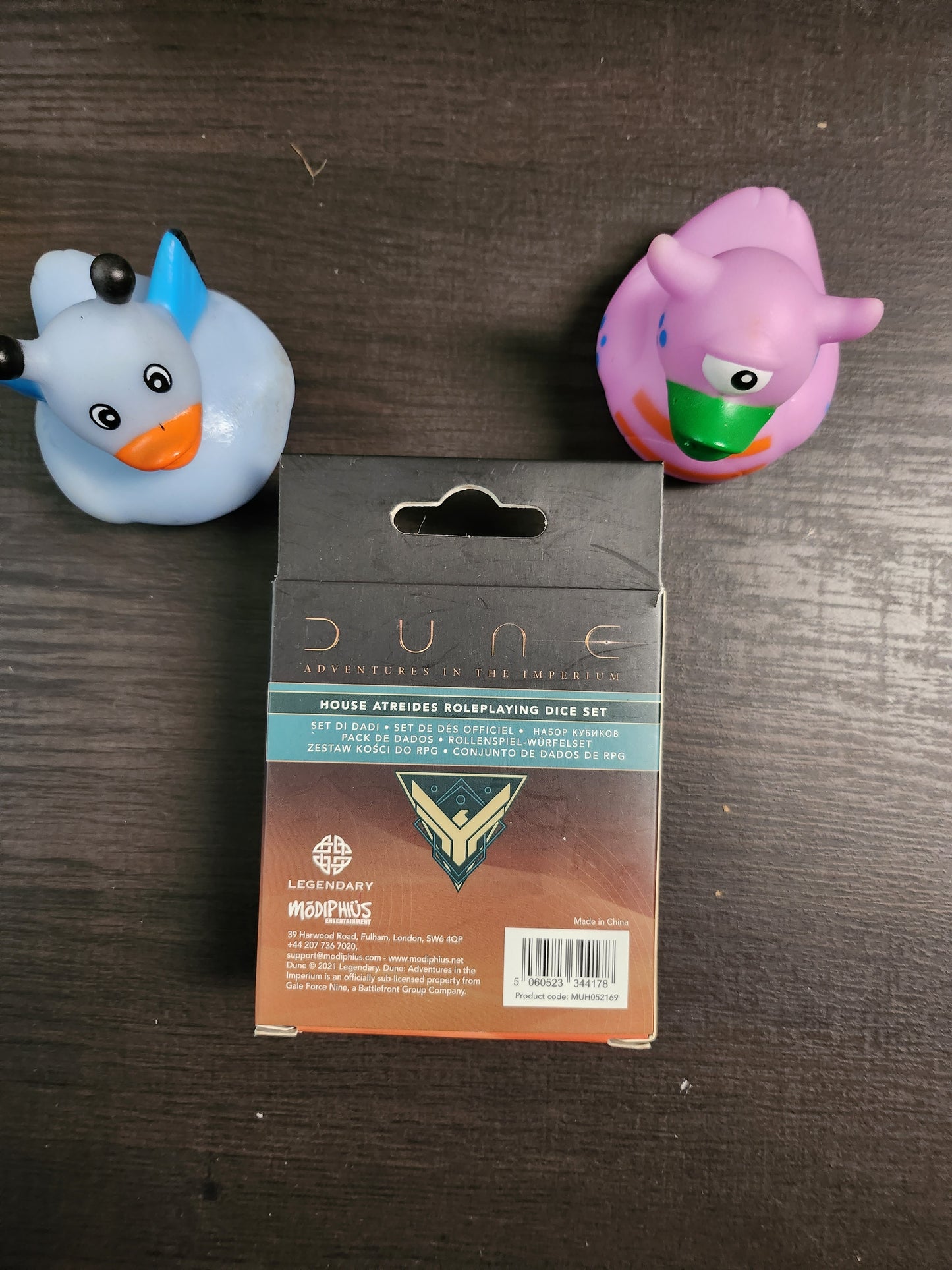 Dune - Adventures in the Imperium Dice Set: Atreides (*See Per Order Flat Rate Shipping)