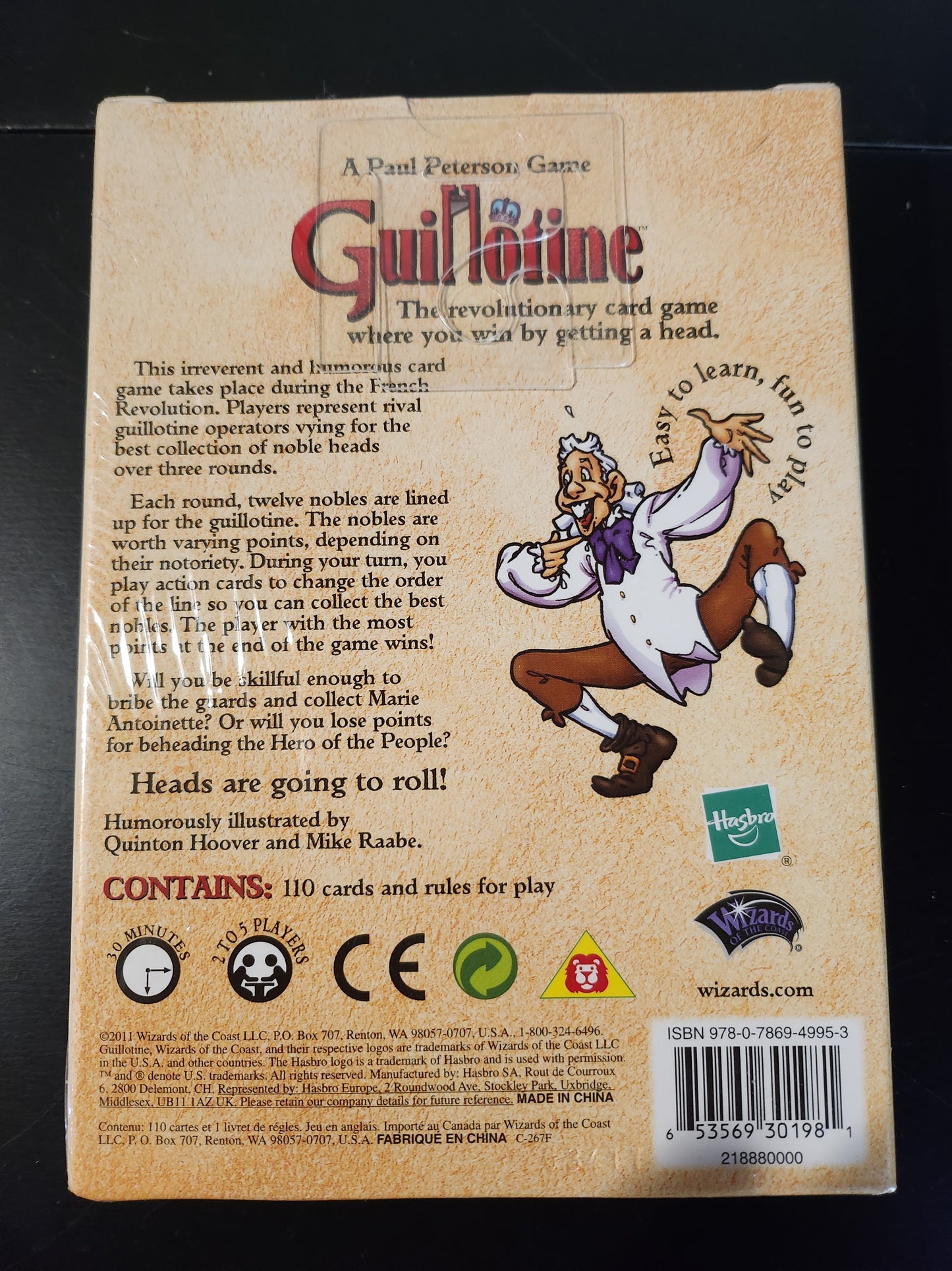 Guillotine: the card game! (*See Per Order Flat Rate Shipping)