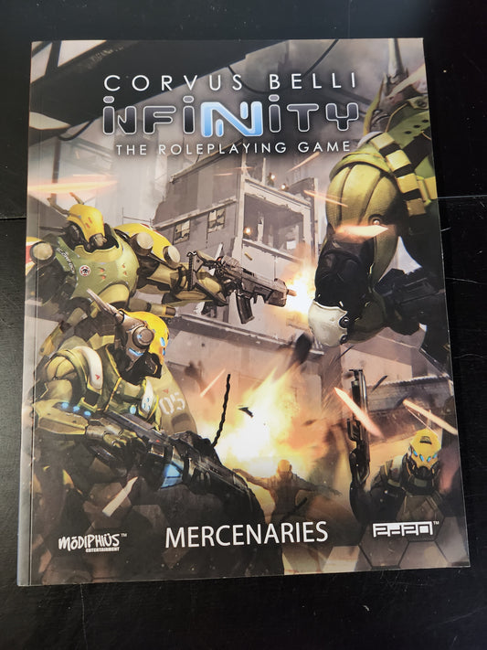 Infinity RPG: War Market - The Mercenaries Sourcebook (*See Per Order Flat Rate Shipping)