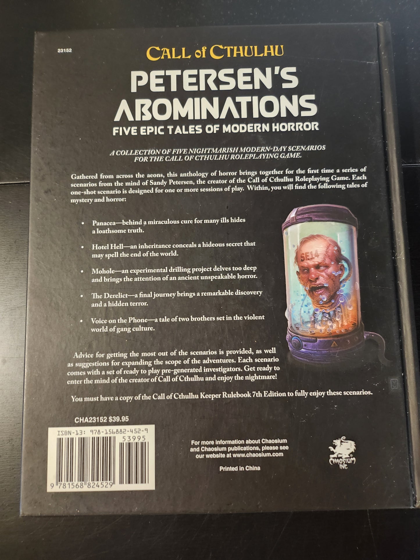 Call of Cthulhu: Petersen's Abominations (*See Per Order Flat Rate Shipping)