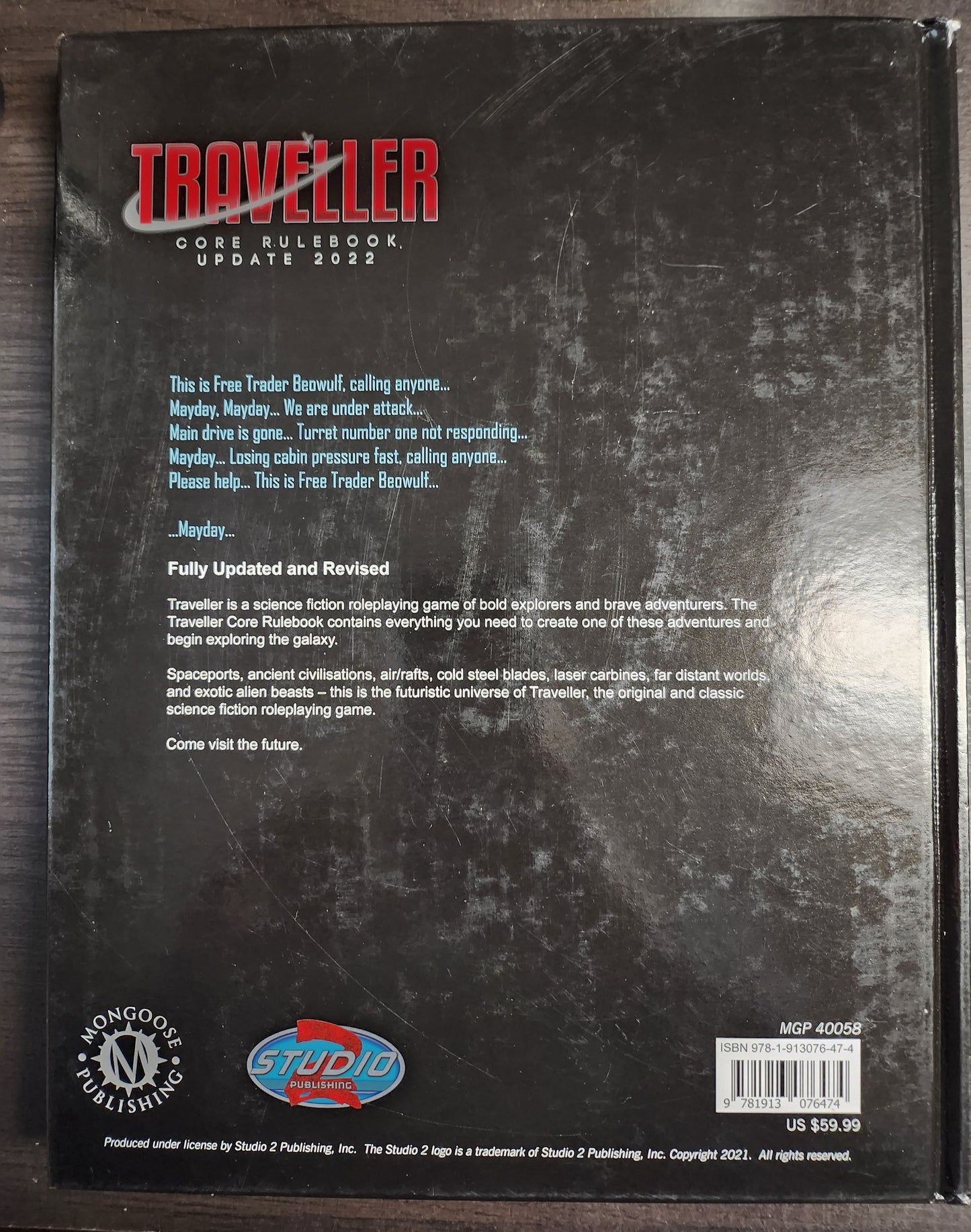 Traveller RPG CORE RULEBOOK UPDATE 2022 (*See Per Order Flat Rate Shipping)