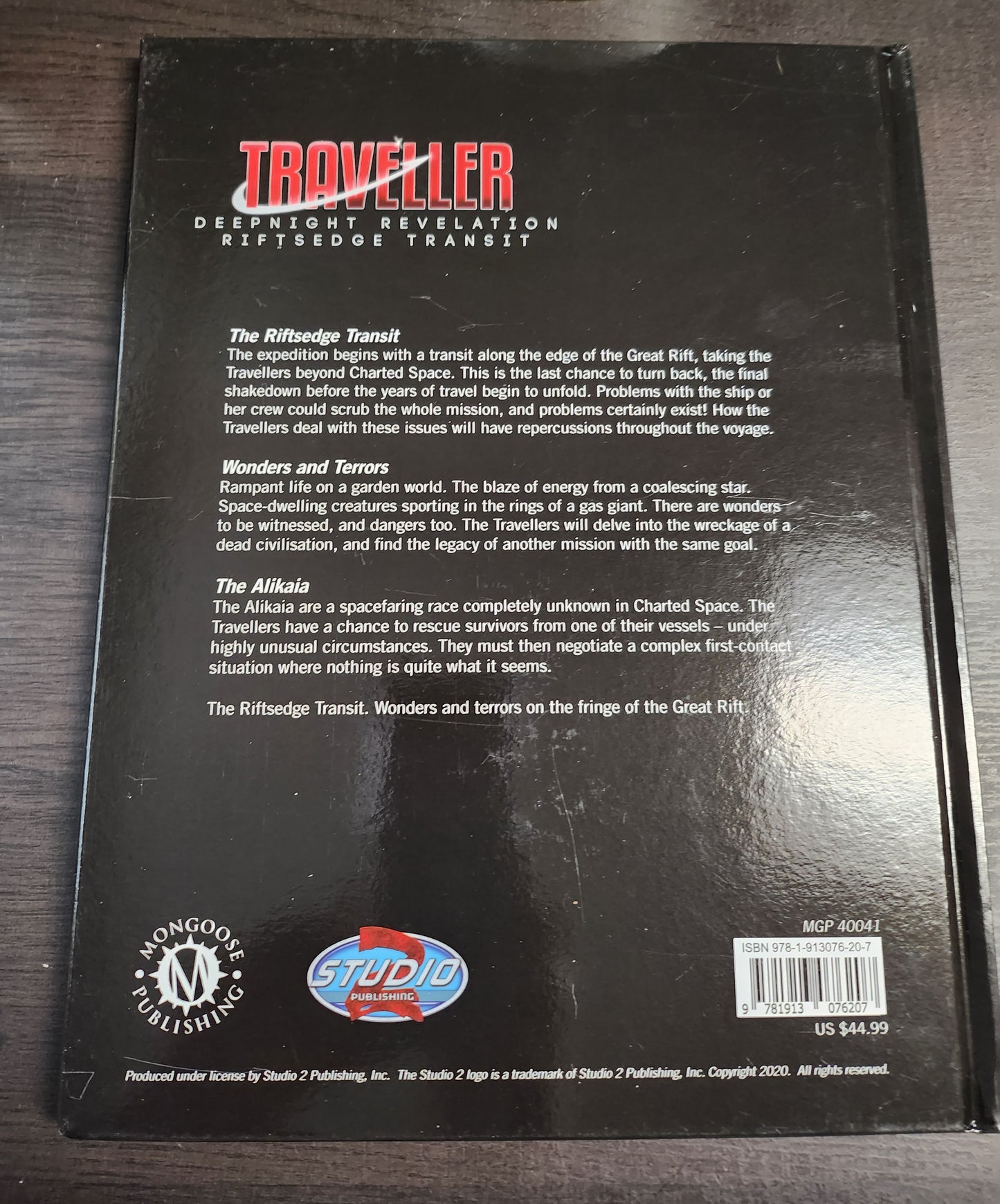 Traveller RPG DEEPNIGHT REVELATION 1: RIFTSEDGE TRANSIT (*See Per Order Flat Rate Shipping)