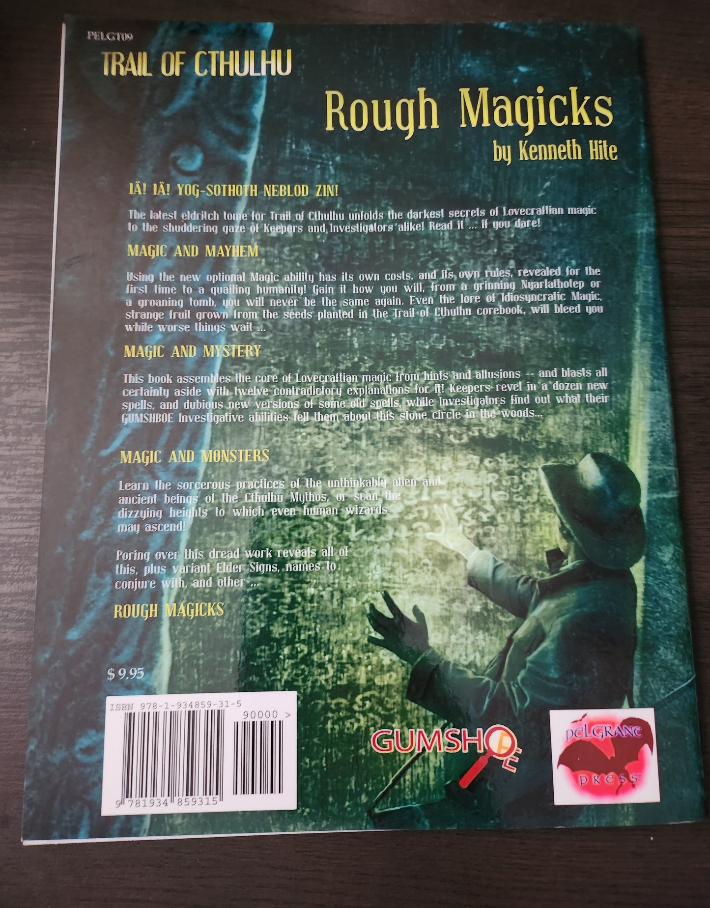 Trail of Cthulhu: Rough Magicks (*See Per Order Flat Rate Shipping)