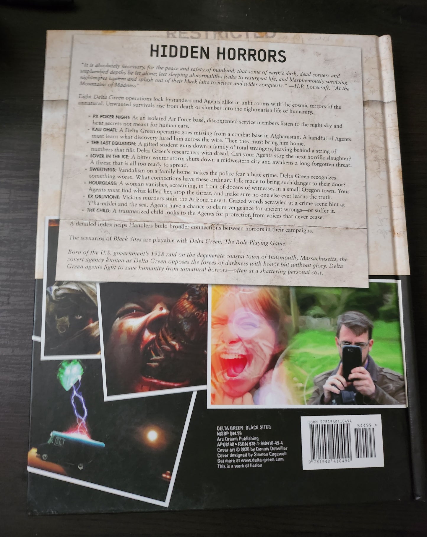 Delta Green: Black sites (*See Per Order Flat Rate Shipping)