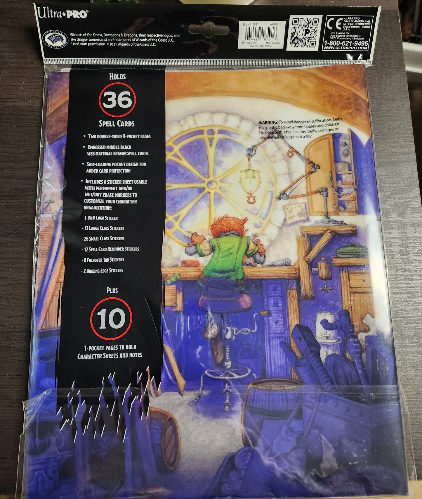 Dungeons & Dragons D&D class folio Artificer Ultra Pro (*See Per Order Flat Rate Shipping)