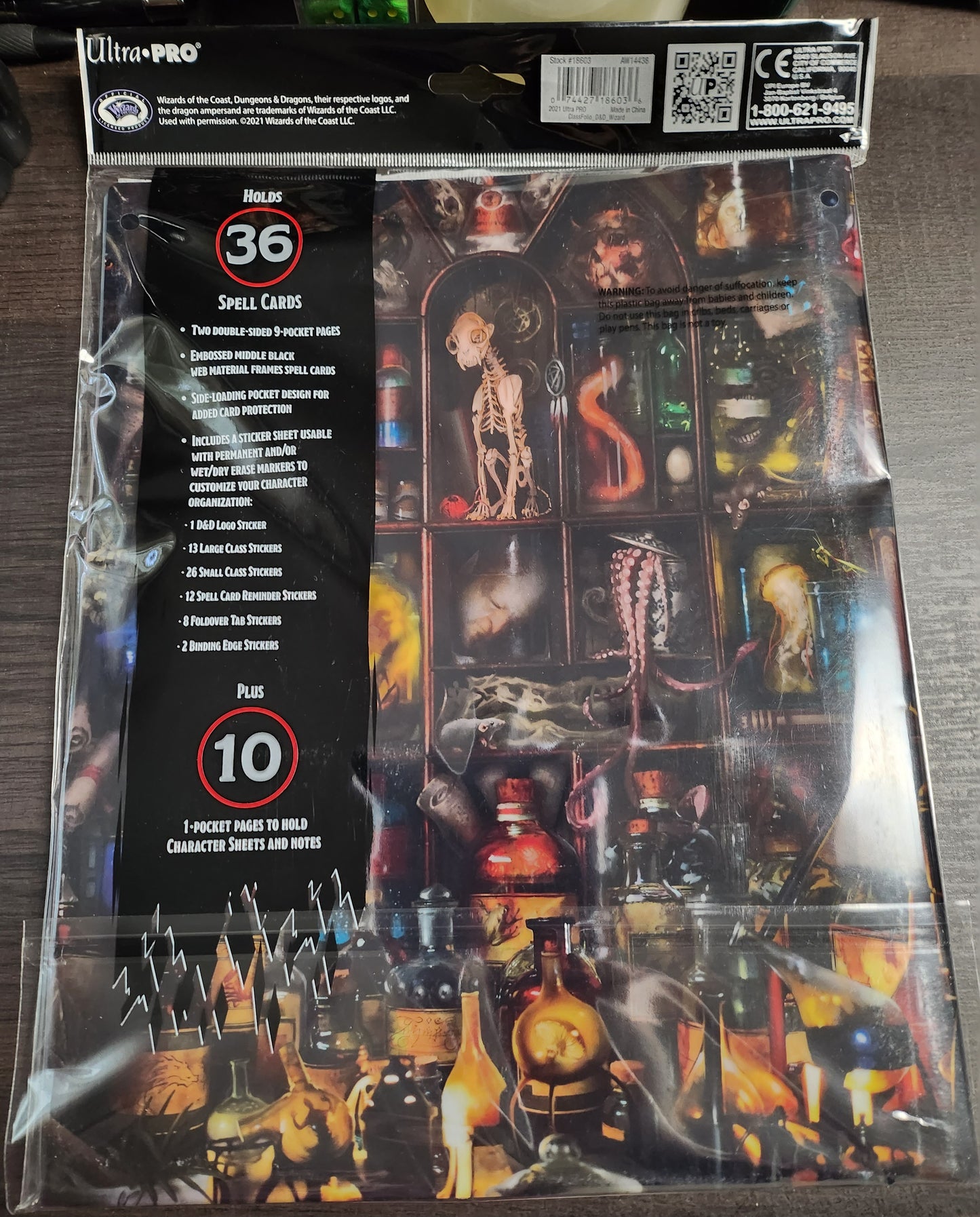 DUNGEONS & DRAGONS D&D CLASS FOLIO Wizard Ultra Pro (*See Per Order Flat Rate Shipping)