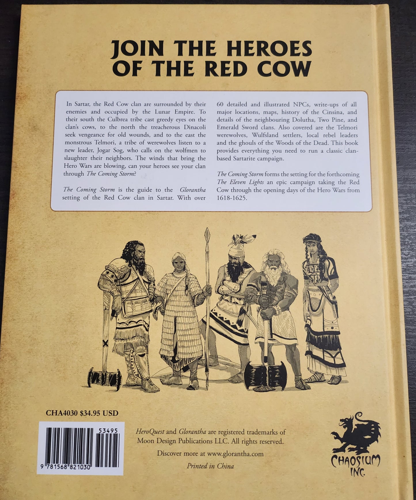 The Coming Storm RPG The Red Crow Vol 1 (*See Per Order Flat Rate Shipping)