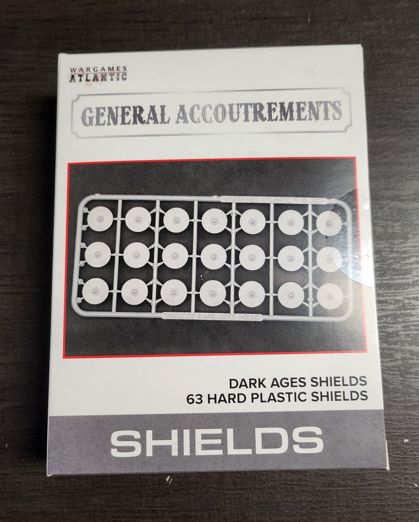Wargames Atlantic Dark Ages Shields box (*See Per Order Flat Rate Shipping)