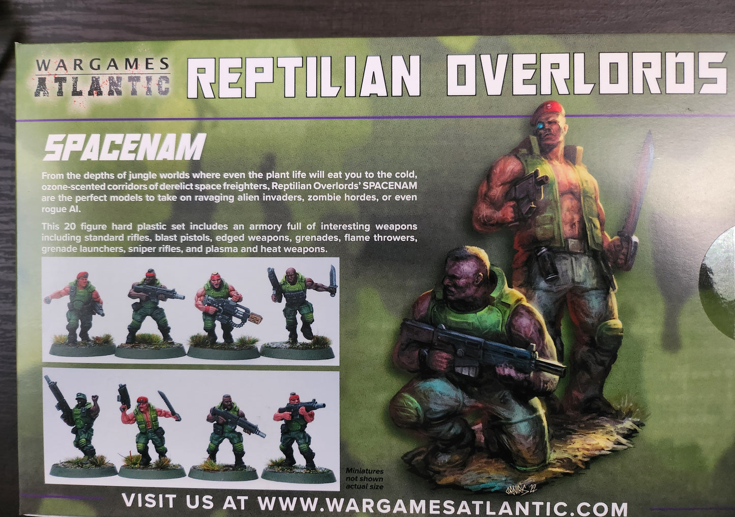 Wargames Atlantic Reptilian Overlords Spacenam (20)(*See Per Order Flat Rate Shipping)
