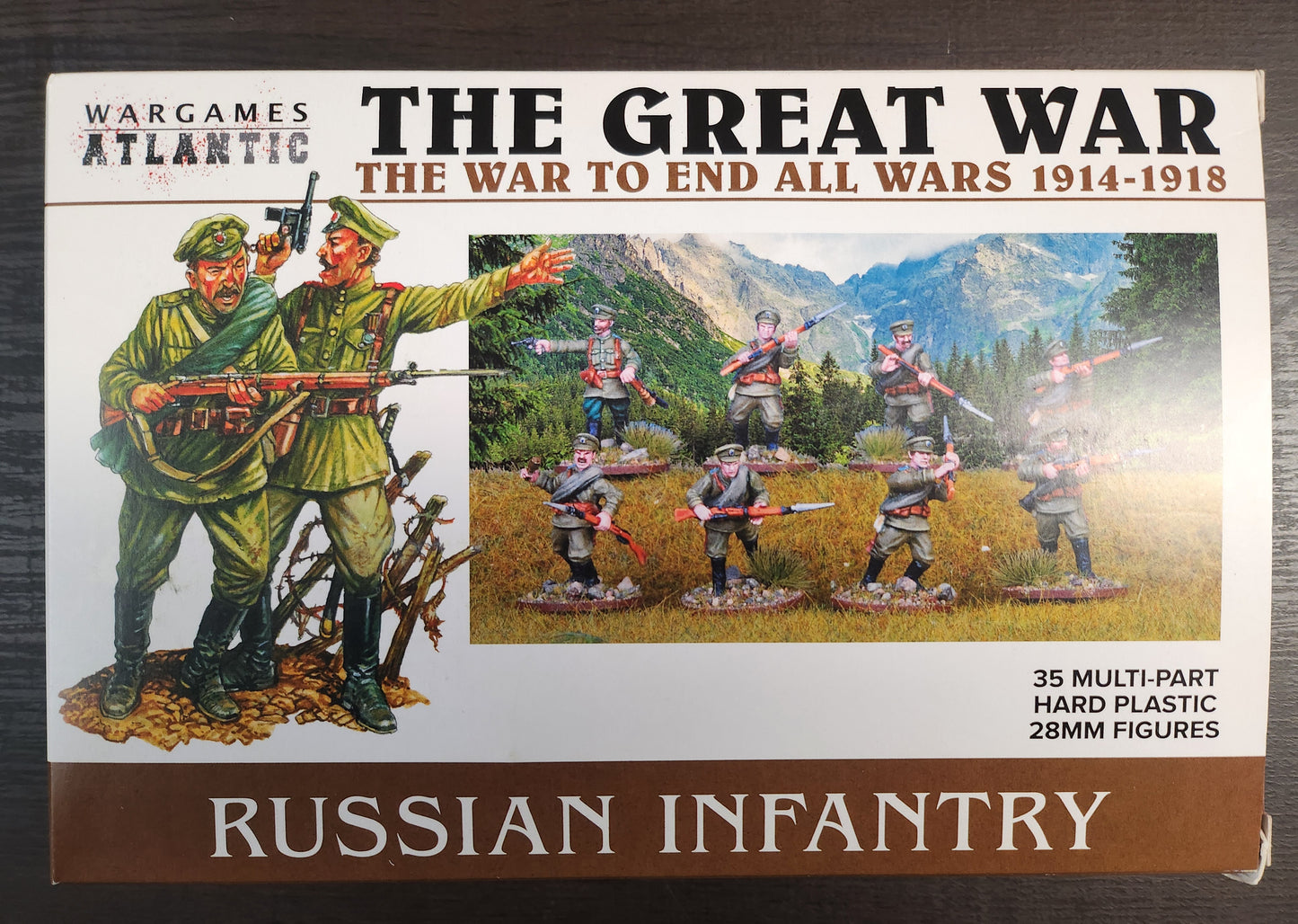 Wargames Atlantic Russian Infantry Single Sprue (*See Per Order Flat Rate Shipping)