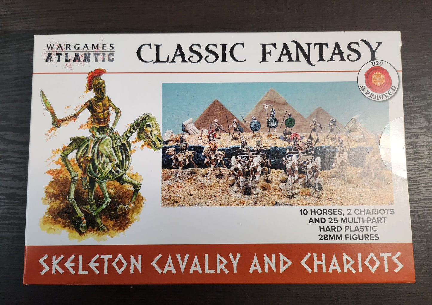 Wargames Atlantic Skeleton Cavalry and Chariots (*See Per Order Flat Rate Shipping)