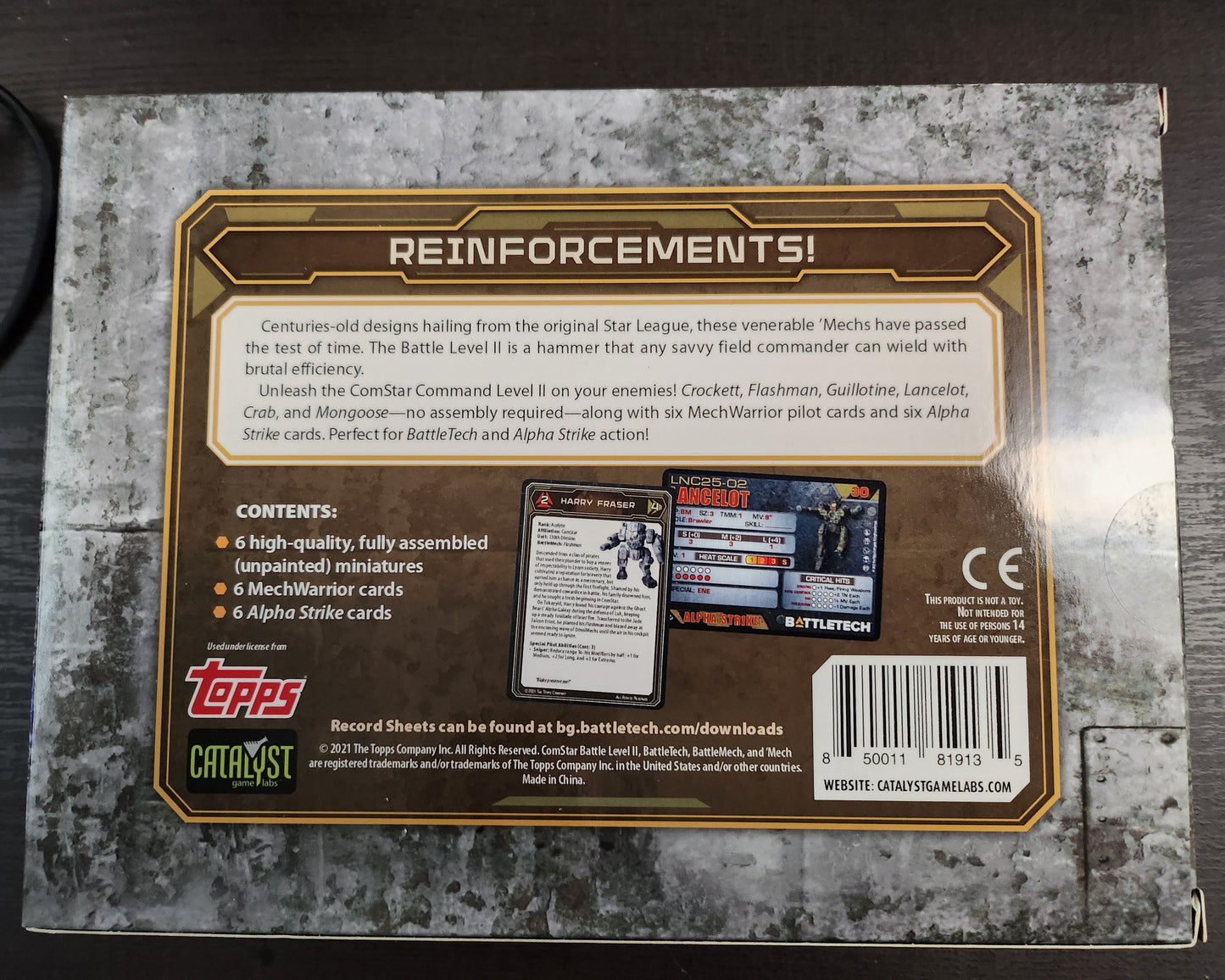 Battletech Comstar Battle Level II (*See Per Order Flat Rate Shipping)