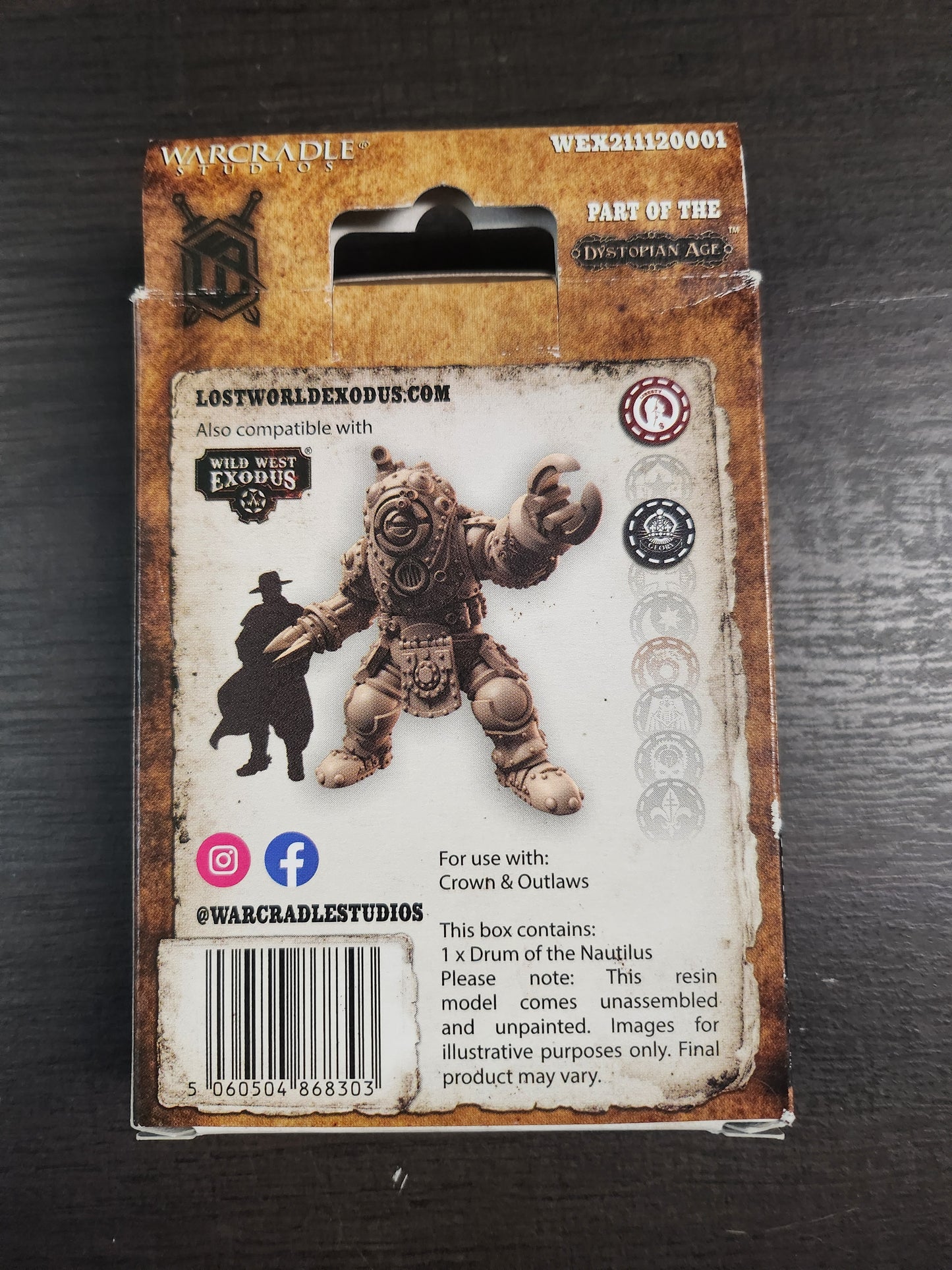 Lost World Exodus Drum of the Nautilus (*See Per Order Flat Rate Shipping)