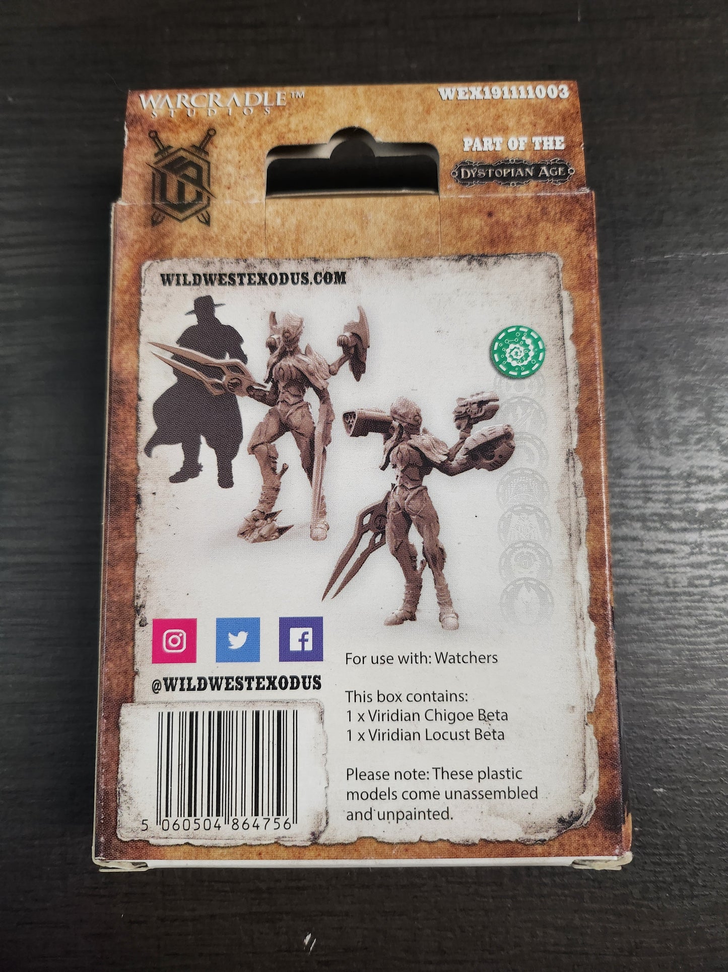 Wild West Exodus Viridian Betas (*See Per Order Flat Rate Shipping)