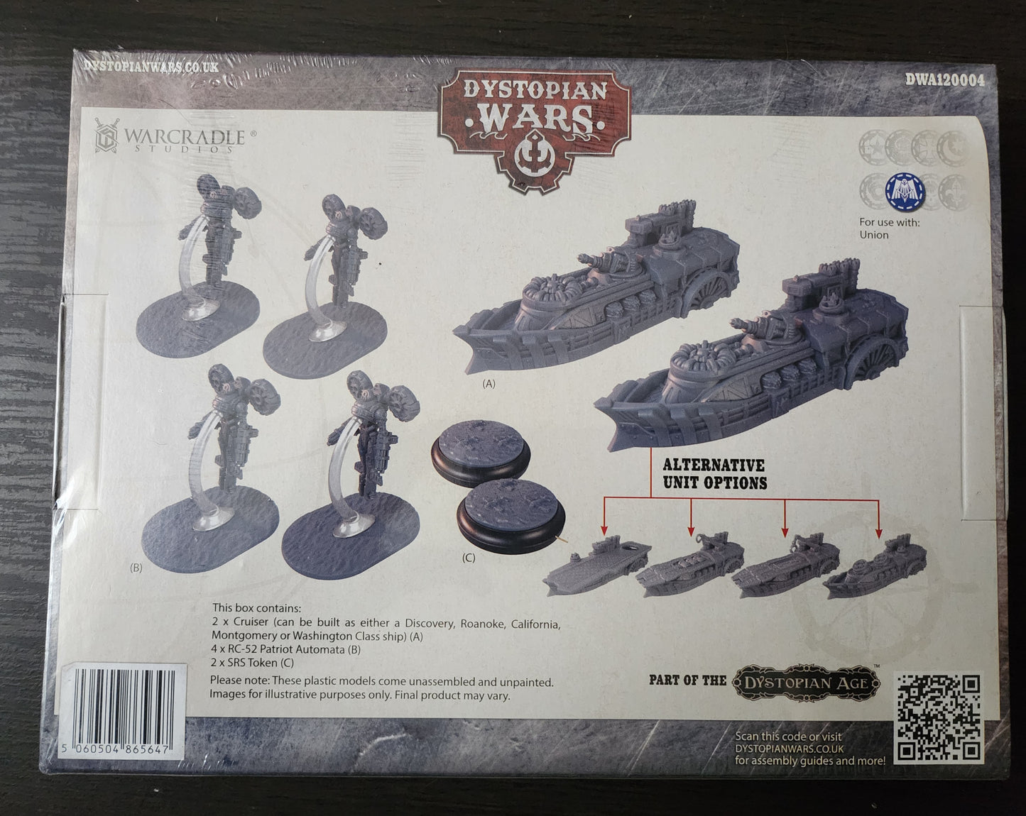 Dystopian Wars Union Support Squadrons (*See Per Order Flat Rate Shipping)