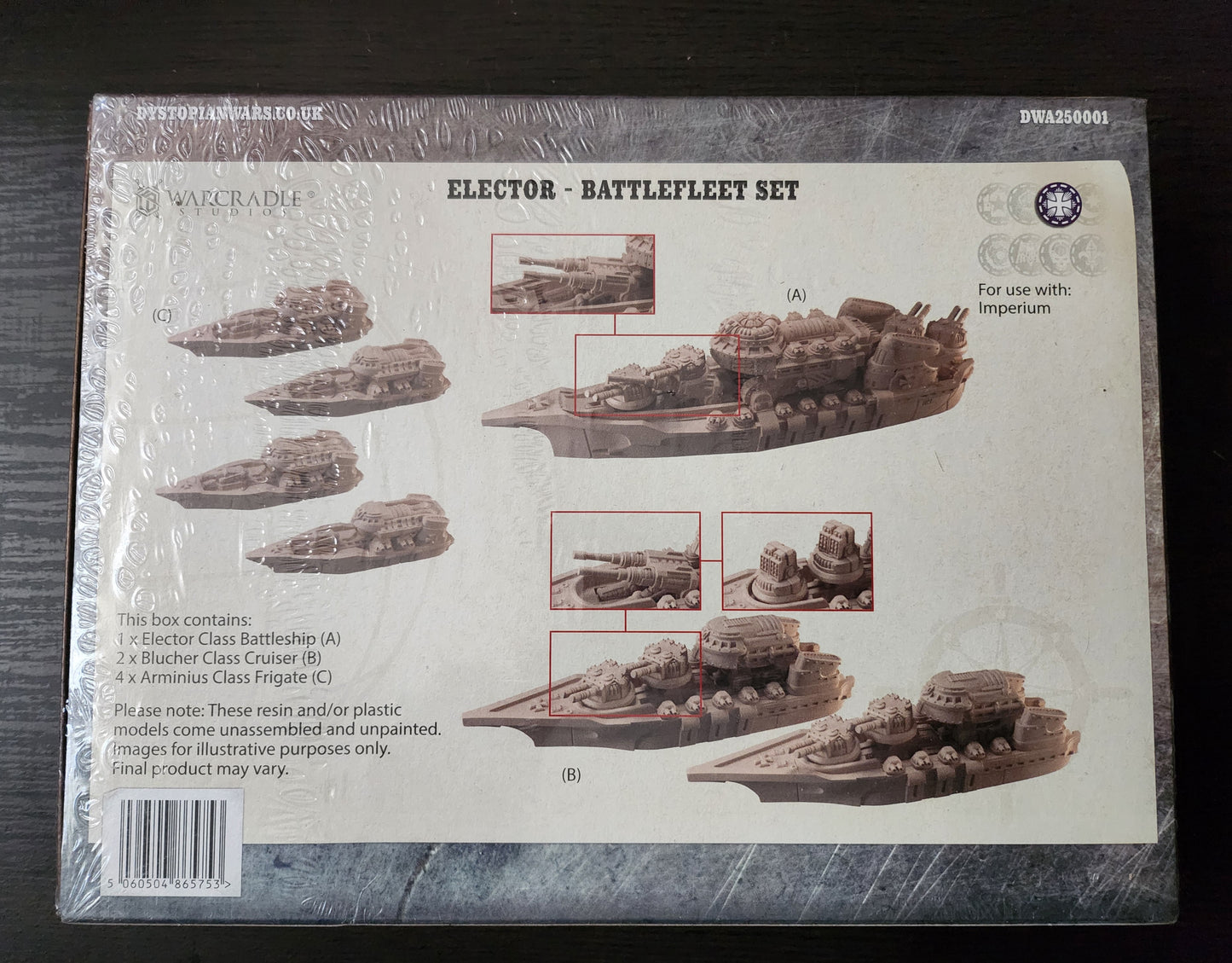 Dystopian Wars Elector Battlefleet Set (*See Per Order Flat Rate Shipping)