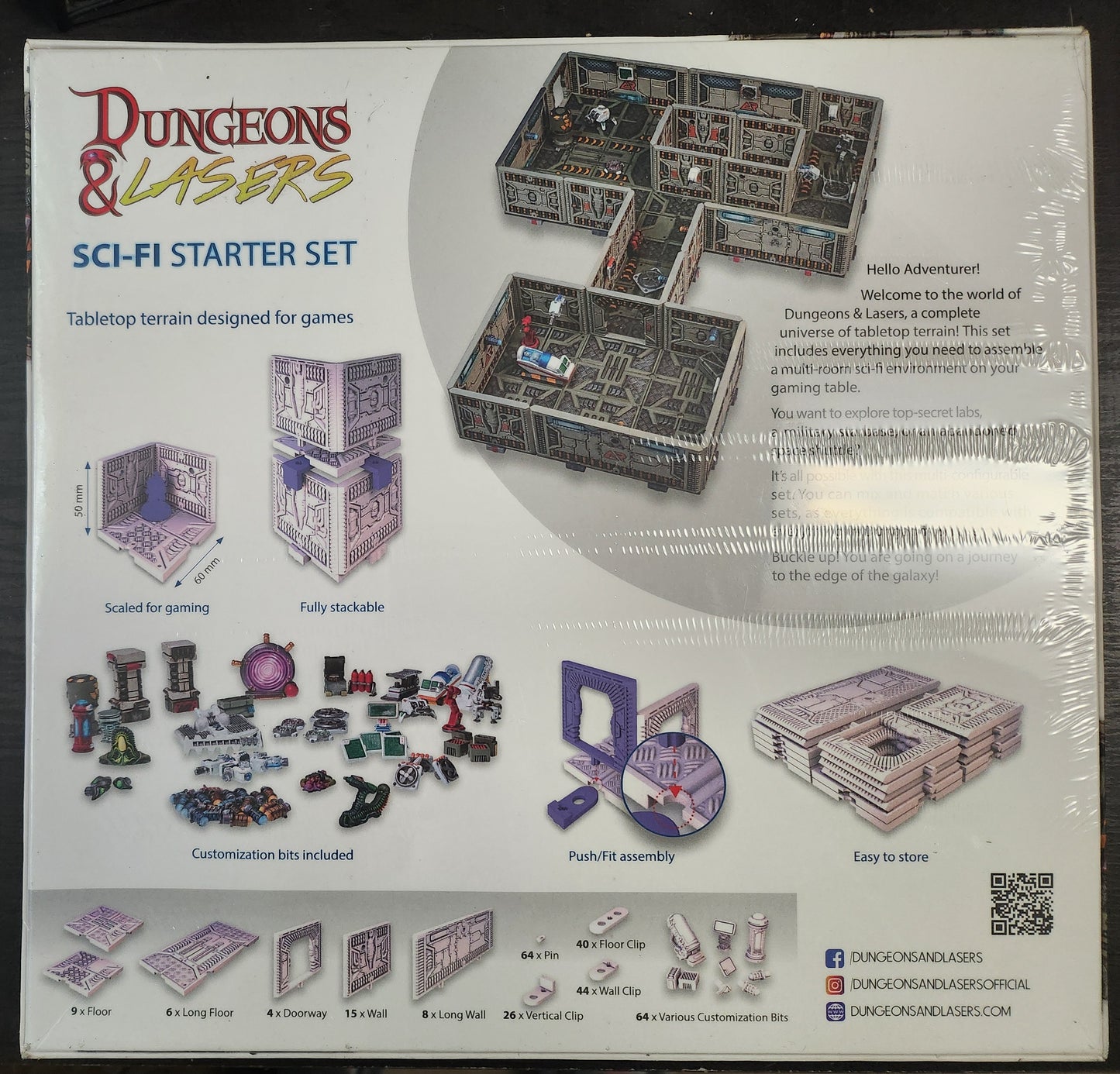 Dungeons & Lasers SCI-Fi Starter Set (*See Per Order Flat Rate Shipping)