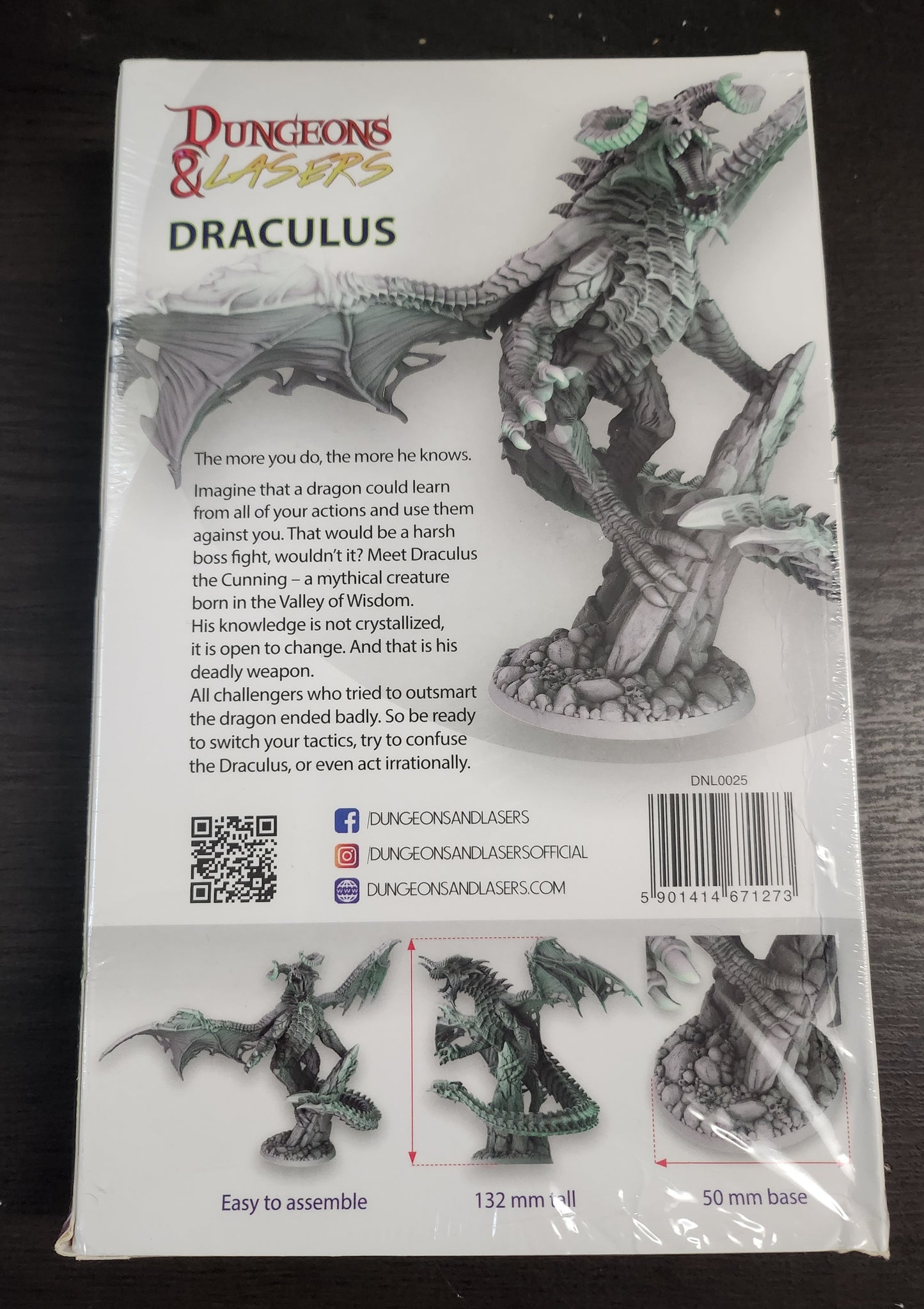 Dungeons & Lasers Draculus the Cunning (*See Per Order Flat Rate Shipping)