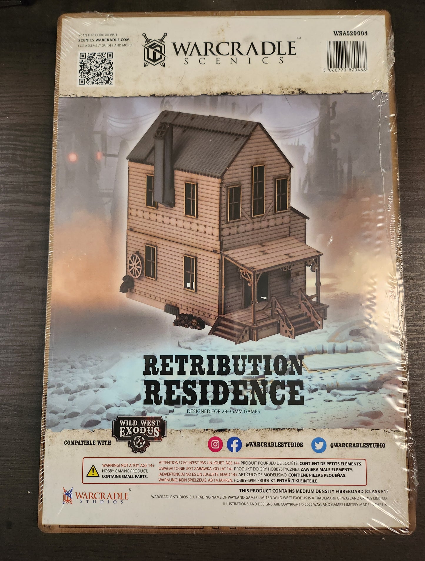 Warcradle Scenics Retribution Residence (*See Per Order Flat Rate Shipping)