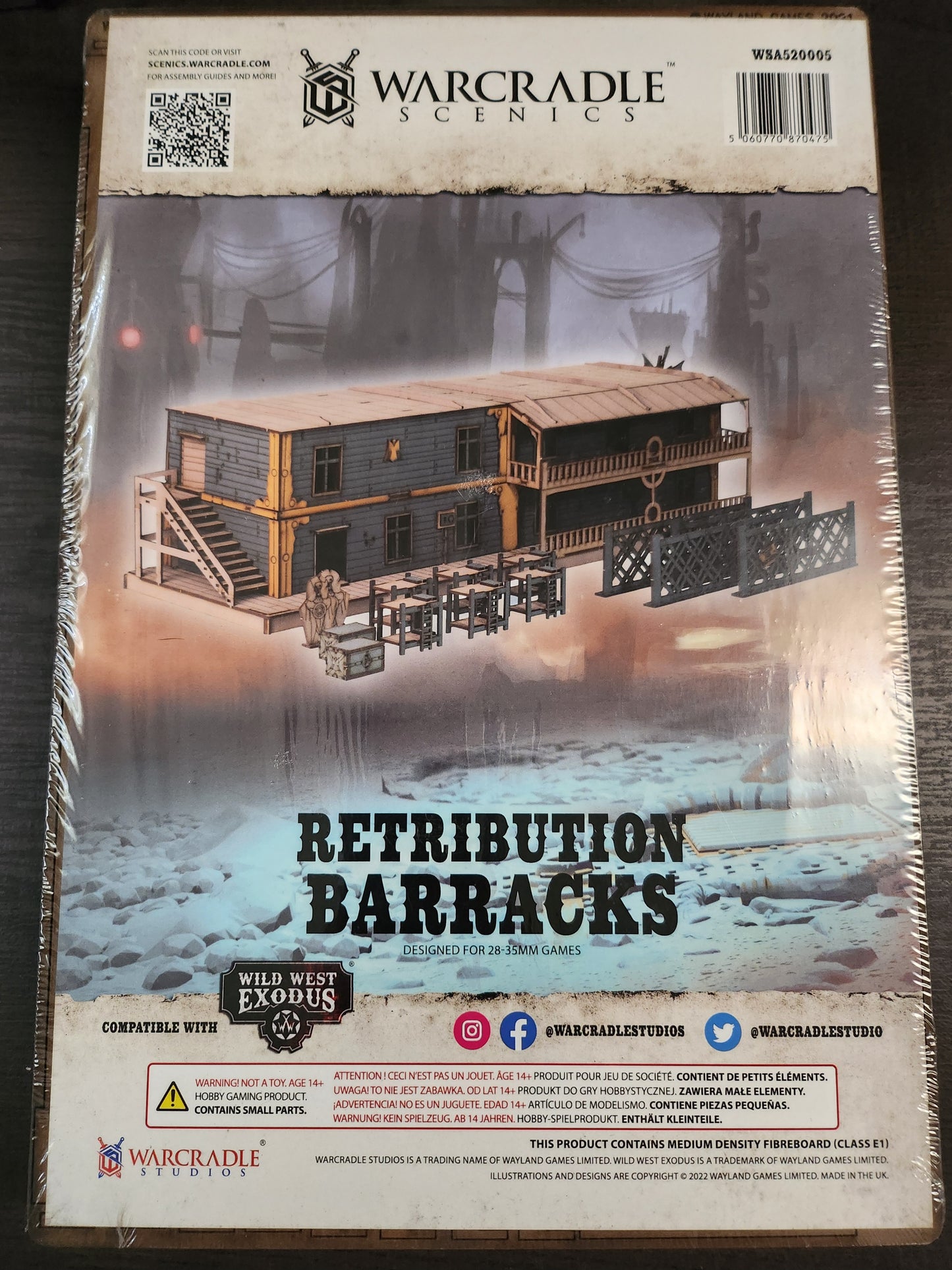 Warcradle Scenics Retribution Barracks (*See Per Order Flat Rate Shipping)